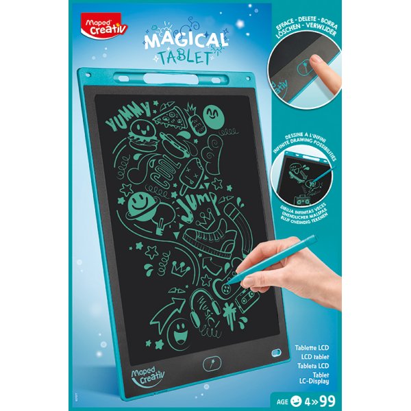 Piirustustaulu - Maped - Magic screen Maxi 190mm x 285mm (4+ vuotta)