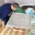 Asiakaskuva Satiinikangas Kermanvalkoinen - 150 cm