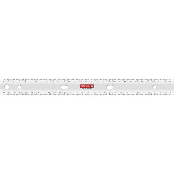 Viivain sideaineille, 30 cm lpinkyv
