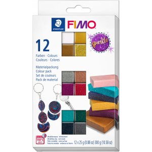 Fimo-efektisetti kimalteleva