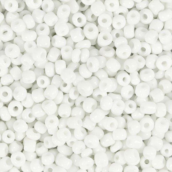 Rocaille-helmet - valkoiset - 25 g