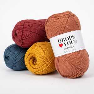 DROPS Loves You 7 -puuvillalankaa 8/4 50 g