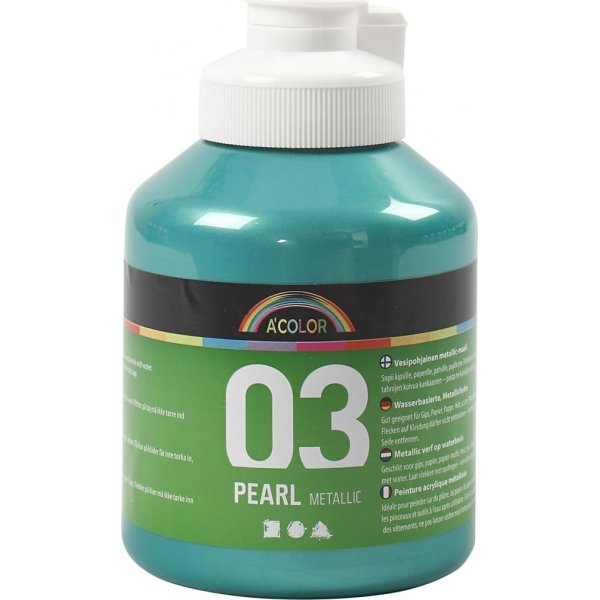 Koulumaali Akryyli - Metalli - vihre - metalli - 500 ml