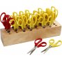 Lasten sakset - pyre krki - 12,5 cm - 24 kpl
