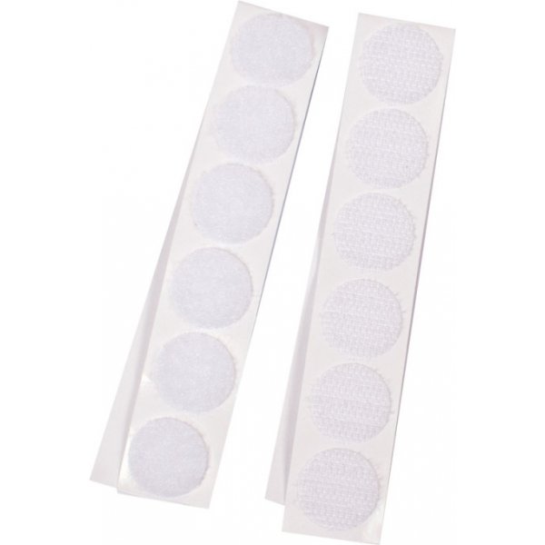 Velcro pyre valkoinen 20 mm 12 sarjaa itseliimautuva