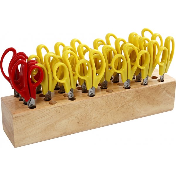 Lasten sakset - pyre krki - 12,5 cm - 24 kpl