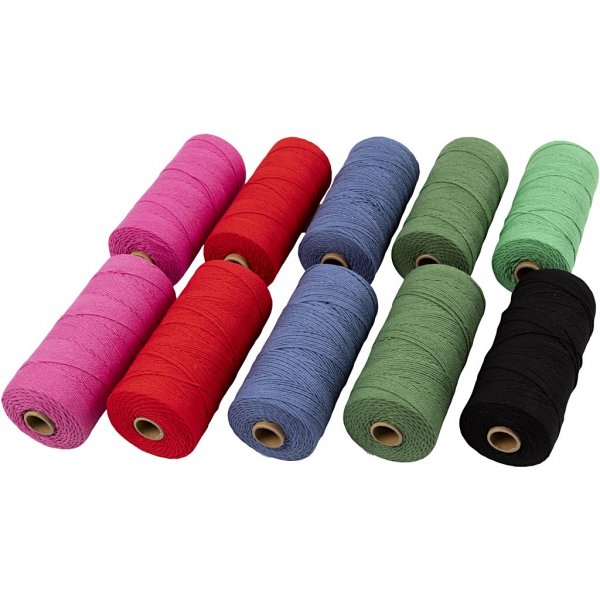 Neulelanka - kirkkaat värit - 10 x 220 g Neulelanka - kirkkaat värit - 10 x 220 g