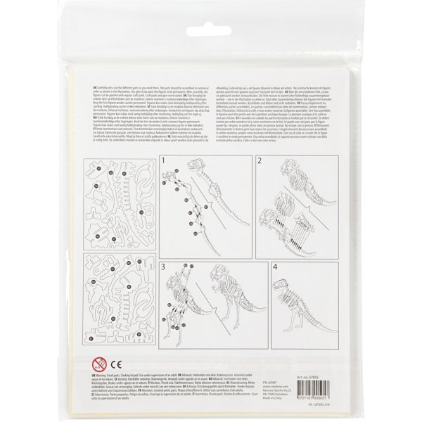 3D-rakennushahmo - dinosaurus