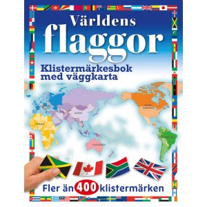 maailman liput; Tarrakirja seinäkartalla maailman liput; Tarrakirja seinäkartalla