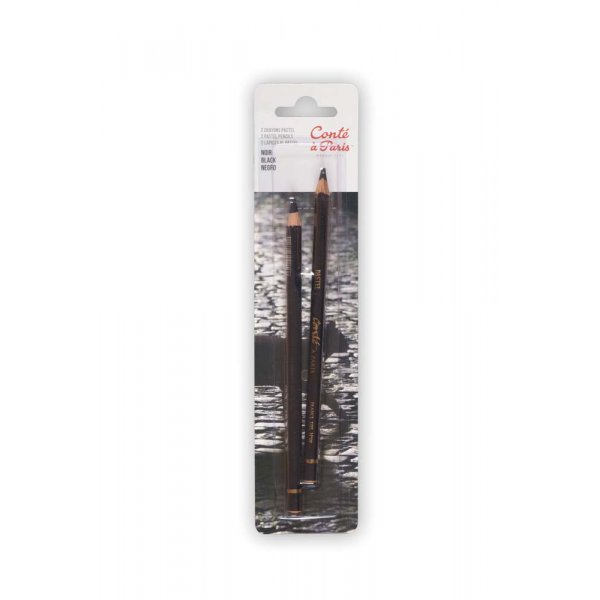Pastellikynt "Pastel - Black" Cont  Paris - 2 Pencils