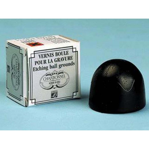 Pehme Black Ball Ground Charbonnel -muste. Keskikokoinen