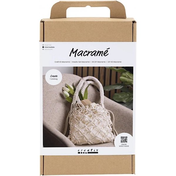DIY Kit Macrame, laukku