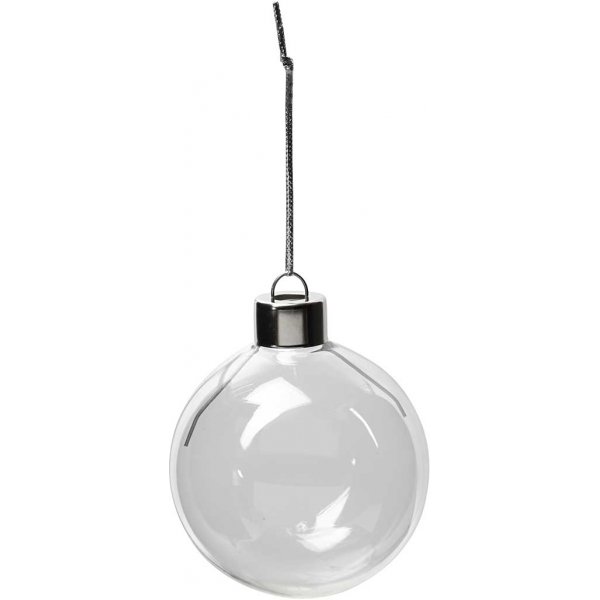 Lasipallot - läpinäkyvät - 8 kpl Lasipallot - läpinäkyvät - 8 kpl