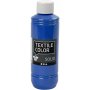 Tekstiili Kiinte tekstiilimaali - kiiltvn sininen - pllyste - 250 ml