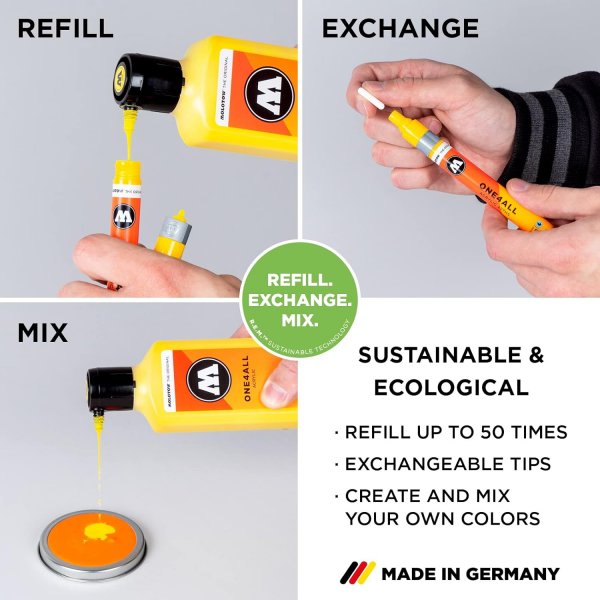 Akryylimerkit One4All Twin 1,5 + 4mm Akryylimerkit One4All Twin 1,5 + 4mm