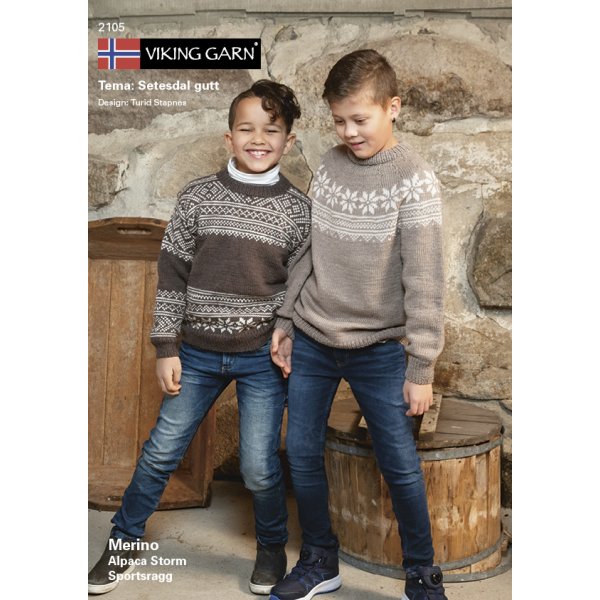 Kuvioluettelo Viking Setesdal Boy (2105) - Merino