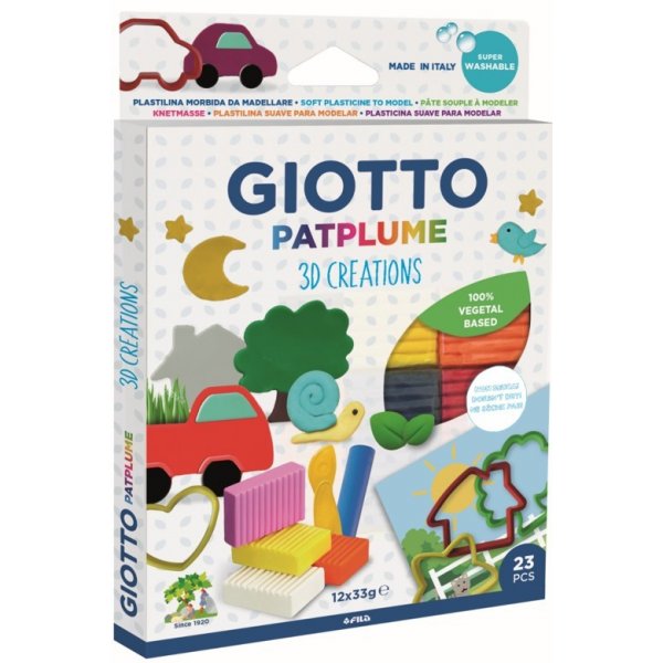 Muotoilutaikina Giotto Patplume - 3D Creation