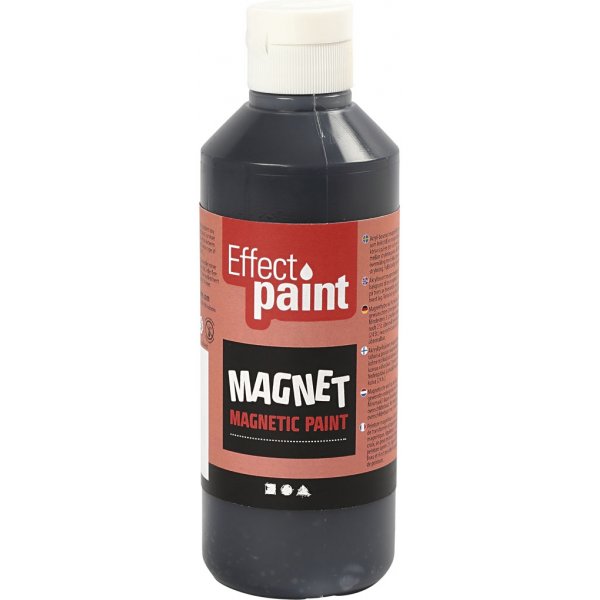 Magneettinen maali - musta - 250 ml