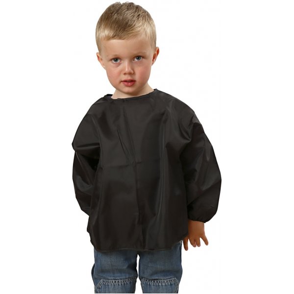 Maalarin esiliina - musta - 2-3 vuotta