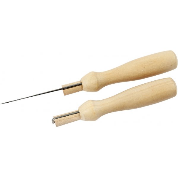 Puinen huovutusneulanpidike 5 vlineulalla