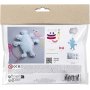 Mini DIY Kit Ompelu, sekavrej, huopahirvi