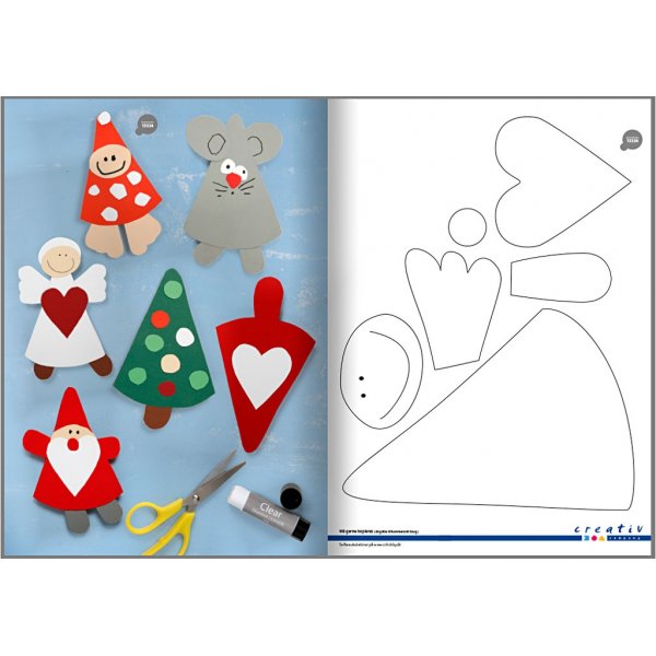 Vrillinen pahvi - valkoinen - A2 - 180 g - 10 arkkia