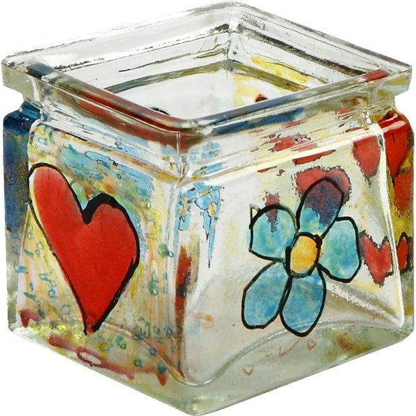 Askartelusarja - Kynttilänjalka posliinimerkillä Askartelusarja - Kynttilänjalka posliinimerkillä