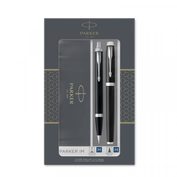 Parker Duo Set IM Black - kuulakrki- ja tytekyn - keskisininen