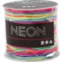 Monivrinen solmionauha - neonvrit - 28 m