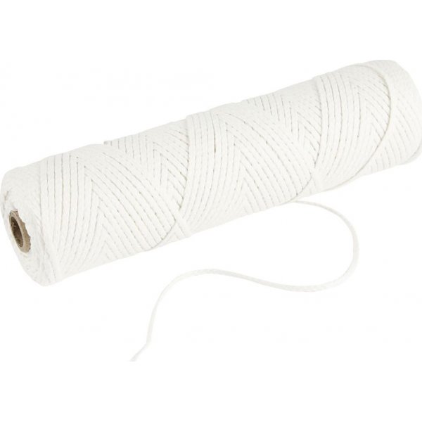Kynttiln sydn puhtaaseen parafiiniin - kapea - 50 m