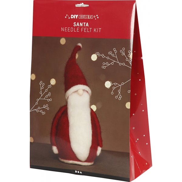 Askartelusetti - Neulahuovutettu Joulupukki