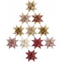 Thtinauhat - kulta - glitter, lakka - 6,5+11,5 cm - 40 nauhaa