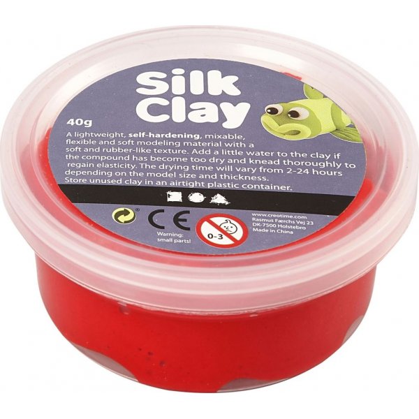 Silk Clay - punainen - 40 g