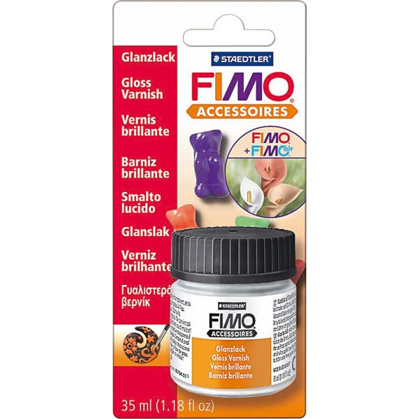 FIMO® Lakka - Kiiltävä läpinäkyvä - 35 ml FIMO® Lakka - Kiiltävä läpinäkyvä - 35 ml