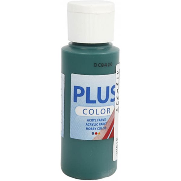 Plus Color Hobby maali - tummanvihreä - 60 ml Plus Color Hobby maali - tummanvihreä - 60 ml