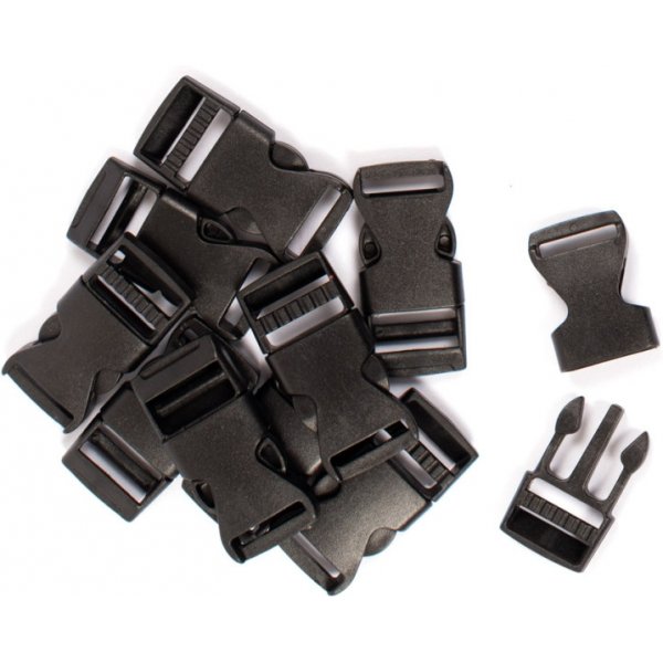 Napsautussolki 16 mm musta 100 kpl