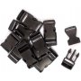 Napsautussolki 16 mm musta 100 kpl