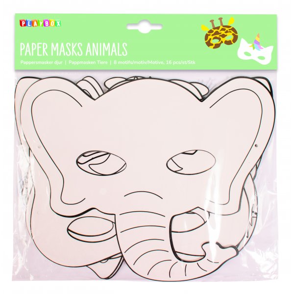 Paperinaamarit el�imille 16 kpl