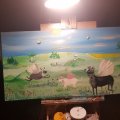 Asiakaskuva Kangaspaneeli 30 x 40 cm / 3 mm - venytetty