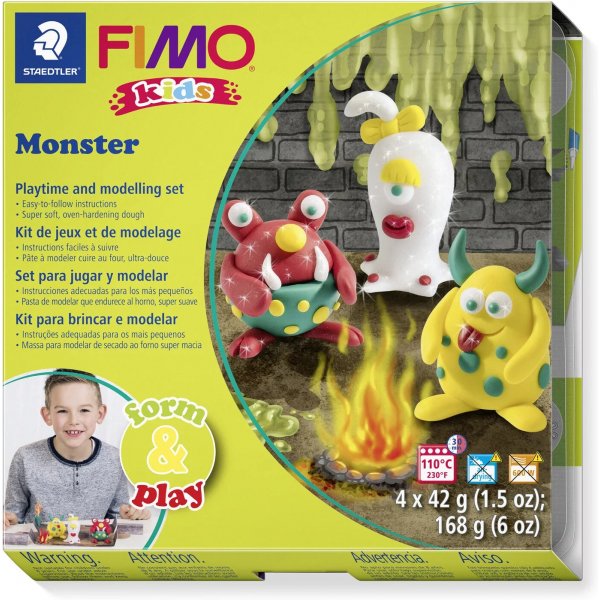 Mallisarja Fimo Kids Form&Play - Monster