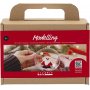 Mini DIY Kit Modeling - punainen/valkoinen - Joulupukki