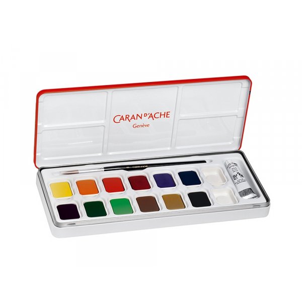 Koulusetti Caran d'Ache Gouache - 13 vri