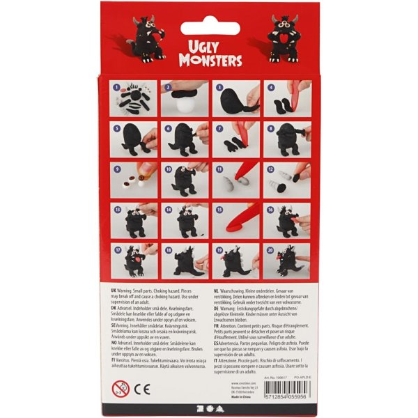 Funny Friend -aloitussetti - musta - hirvi