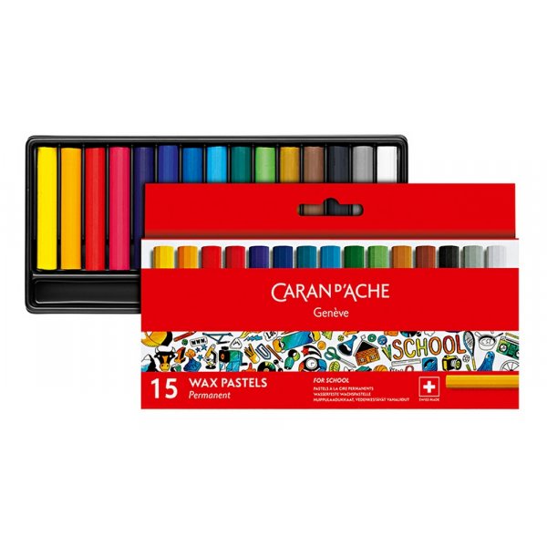 Koulusetti Caran d'Ache 1/2 pysyv - 15 vriliidua