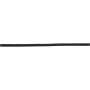 Nahkanauha - musta - 3 mm - 5 m