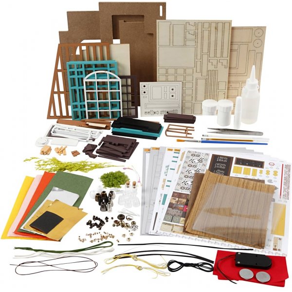 DIY Miniatyyri Huone - Kahvila