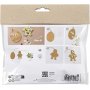 Mini DIY Kit -koristelu, muna ja kana