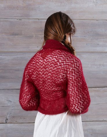 Neulekuvio - Kuvioneulottu bolero