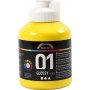 Koulumaali - Akryyli - peruskeltainen - kiiltv - 500 ml