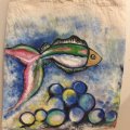 Asiakaskuva Kantokassi puuvillaa 28 x 24 cm - luonnollinen lyhyt kahva